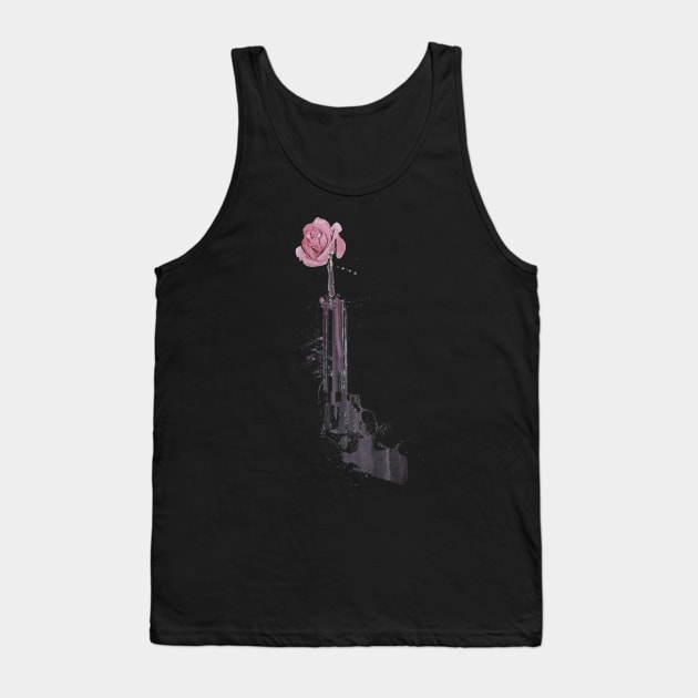 guns n flower Tank Top by DrTigrou